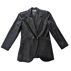 Jordan & Cole Women's Black Blazer 90's Vintage size Medium